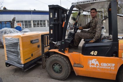 Компания "PCA Power" отправила 3 дизельных генератора в Атырау