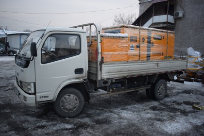 Два дизельных генератора были отправлены в г. Шымкент