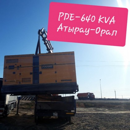 Отправка дизельного генератора PDE-640kVA, Атырау-Орал