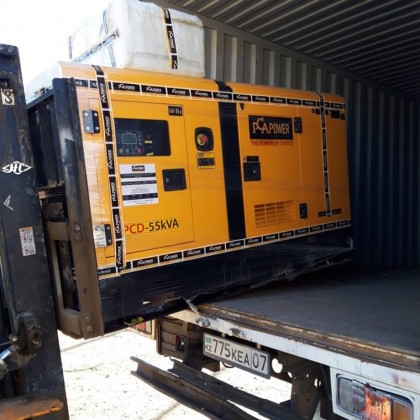 Отправка двух дизельных генераторов PRD-55kVA, Атырау-Орал