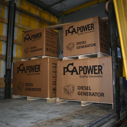 Отгрузка 6-ти дизельных генераторов в Атырау