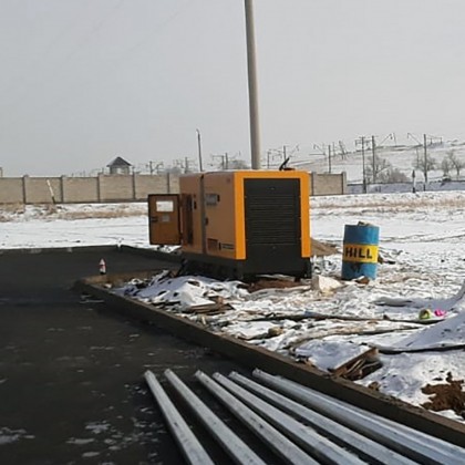 Установка дизельного генератора PPE-150kVA  на объекте в с. Кульчитай