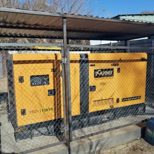 Установка дизельного генератора PRD-110kVA на объекте в г. Кулсары