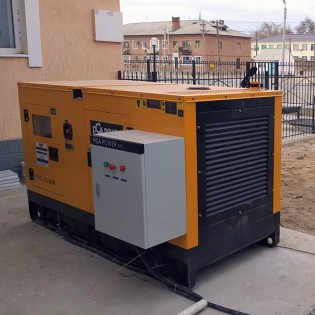 Установка дизельного генератора PRD-55kVA на объекте в г. Атырау