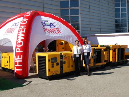 Сразу 11 генераторов были показаны на ежегодной выставке MiningWorld 2016 компанией PCA Power.